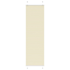 vidaXL pliszírozott redőny krém 55x200 cm szövetszélesség 54,4 cm redőny