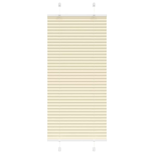 vidaXL pliszírozott redőny krém 60x150 cm szövetszélesség 59,4 cm lakástextília
