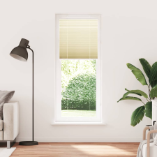 vidaXL pliszírozott redőny krém 70x200 cm szövetszélesség 69,4 cm (4015307) redőny