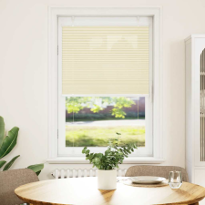 vidaXL pliszírozott redőny krém 80x150 cm szövetszélesség 79,4 cm (4015292) lakástextília