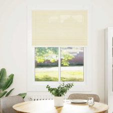 vidaXL pliszírozott redőny krém 90x100 cm szövetszélesség 89,4 cm (4015277) lakástextília
