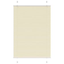 vidaXL pliszírozott redőny krém 95x150 cm szövetszélesség 94,4 cm lakástextília