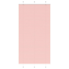 vidaXL pliszírozott redőny rózsaszín 110x200cm szövetszélesség 109,4cm lakástextília