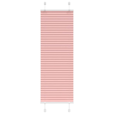 vidaXL pliszírozott redőny rózsaszín 40x100 cm szövetszélesség 39,4 cm redőny