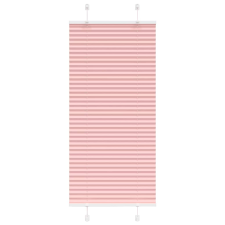 vidaXL pliszírozott redőny rózsaszín 60x100 cm szövetszélesség 59,4 cm redőny