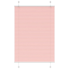 vidaXL pliszírozott redőny rózsaszín 85x100 cm szövetszélesség 84,4 cm lakástextília