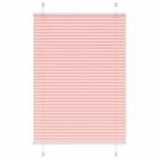 vidaXL pliszírozott redőny rózsaszín 85x150 cm szövetszélesség 84,4 cm lakástextília