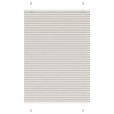vidaXL pliszírozott redőny világosszürke 100x100 cm szövetszélesség lakástextília