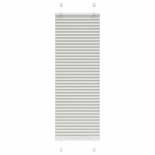 vidaXL pliszírozott redőny világosszürke 45x100 cm szövetszélesség redőny