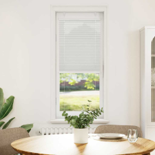 vidaXL pliszírozott redőny világosszürke 45x100 cm szövetszélesség (4015319) lakástextília