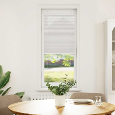 vidaXL pliszírozott redőny világosszürke 50x100 cm szövetszélesség (4015320) lakástextília