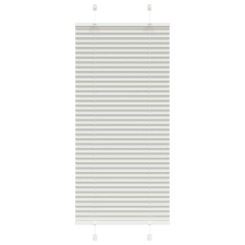 vidaXL pliszírozott redőny világosszürke 60x150 cm szövetszélesség lakástextília