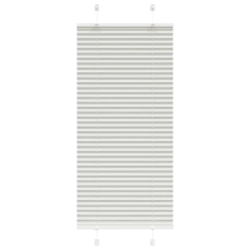 vidaXL pliszírozott redőny világosszürke 65x100 cm szövetszélesség redőny