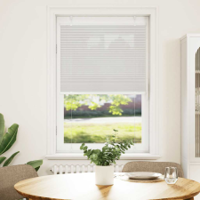 vidaXL pliszírozott redőny világosszürke 75x100 cm szövetszélesség (4015325) lakástextília