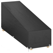 vidaXL Polietilén napozóágy huzat 12 fűzőlyukkal 205x75x40/70 cm kerti bútor