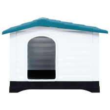 vidaXL Polipropilén Kutyaház 66x68x90,5 cm, Kék szállítóbox, fekhely kutyáknak