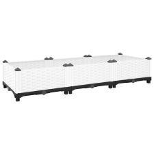 vidaXL polipropilén magaságyás 120 x 40 x 23 cm kerti tárolás