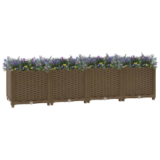 vidaXL polipropilén magaságyás 160 x 40 x 38 cm kerti tárolás