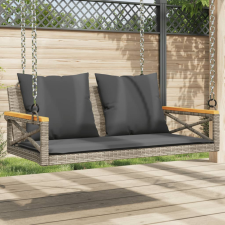 vidaXL polyrattan hintapad párnákkal 109 x 62 x 40 cm hintaágy
