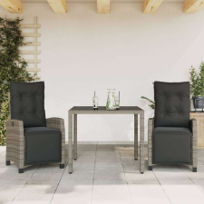 vidaXL Polyrattan Kerti Garnitúra - 3 részes kerti bútor