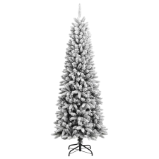 vidaXL PVC és polietilén műkarácsonyfa pelyhes hóval 210 cm (345191) műfenyő