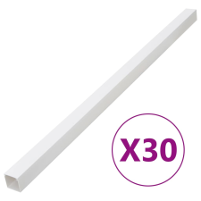 vidaXL PVC kábelcsatornák 100 x 40 mm 30 m villanyszerelés