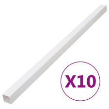 vidaXL PVC kábelcsatornák 40 x 40 mm 10 m villanyszerelés