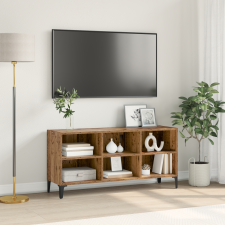 vidaXL Régi Fa TV Állvány Régi Fa Mérnökfa, Fém Közepes Tárolás bútor