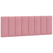 vidaXL rózsaszín bársony fejtámla párna 120 cm (374666) ágy és ágykellék