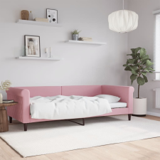 vidaXL rózsaszín bársony kanapéágy 90 x 200 cm bútor