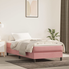 vidaXL rózsaszín bársony zsebrugós ágymatrac 80 x 210 x 20 cm ágy és ágykellék