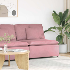 vidaXL rózsaszín moduláris kanapé középső modul párnákkal 100 cm bútor