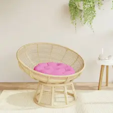 vidaXL Rózsaszín oxford-szövet kerek párna Ø 60 x 11 cm lakástextília