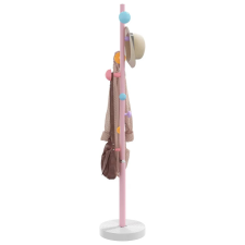 vidaXL rózsaszínű porszórt vas ruhafogas 172 cm bútor