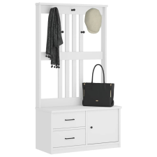 vidaXL SANDENS tömör fenyőfa előszobafa 87x40x159,5 cm bútor