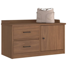 vidaXL SANDNES tömör fenyőfa előszobapad 87x40x50 cm bútor