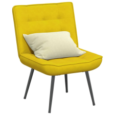 vidaXL sárga bársony pihenőfotel 64 x 74 x 84 cm bútor