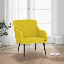 vidaXL sárga bársonyfotel 63 x 76 x 80 cm bútor