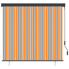 vidaXL sárga és kék kültéri roló 160 x 250 cm (145974) lakástextília