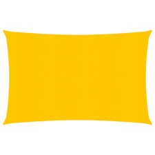 vidaXL sárga négyszögletű HDPE napvitorla 160 g/m² 3,5x5 m kerti bútor