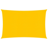 vidaXL sárga négyszögletű HDPE napvitorla 160 g/m² 4x5 m