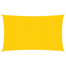 vidaXL sárga négyszögletű HDPE napvitorla 160 g/m² 4x7 m kerti bútor