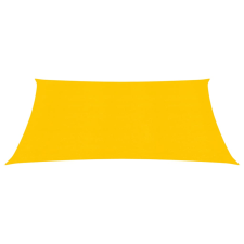 vidaXL sárga négyzet alakú HDPE napvitorla 160 g/m² 4x4 m kerti bútor