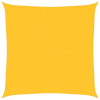 vidaXL sárga négyzet alakú HDPE napvitorla 160 g/m² 6x6 m (311554)