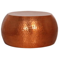vidaXL sárgaréz színű alumínium dohányzóasztal Ø55 x 28 cm (373374) bútor