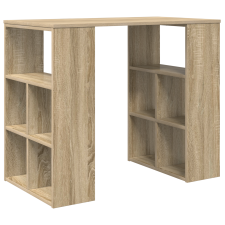vidaXL Sarokíróasztal Sonoma tölgy MDF Közepes (869508) íróasztal