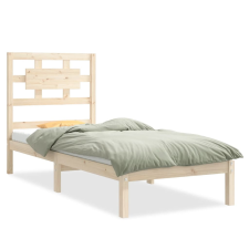 vidaXL Small Single tömör fa ágykeret 75 x 190 cm (3105625) ágy és ágykellék