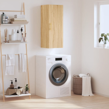 vidaXL sonoma színű fali szekrény 34,5 x 34 x 90 cm bútor