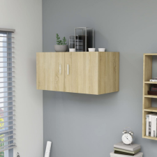vidaXL sonoma-tölgy falra szerelhető forgácslap szekrény 80x39x40 cm bútor