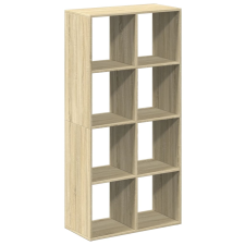 vidaXL sonoma tölgy szerelt fa elválasztó könyvespolc 69,5x29x137,5 cm (858023) bútor